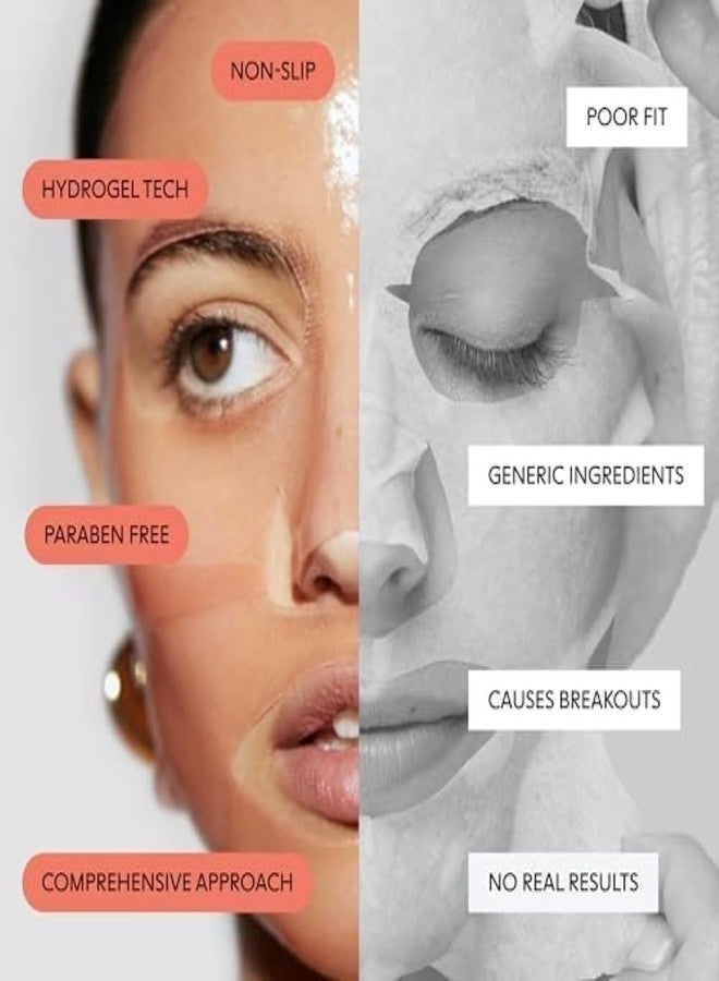 LOOPS WEEKLY RESET - Rejuvenating Hydrogel Face Mask - Rejuvenate, Hydrate, Refine and Visibly Plump for Youthful Glow - Super Moisturizing and Pore Refining - Reduces Signs of Puffiness - 1 Pc - Image 4